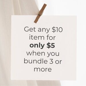 Clearance! Closet clear out. Bundle and save sale.